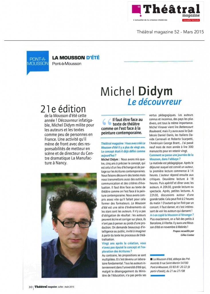 Microsoft Word - 150700-Théâtral magazine 52.docx